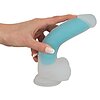 Dildo Glow in the Dark Transparent Thumb 2