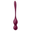 Satisfyer Love Birds Vary Set Kegel Reîncărcabil 3 Greutăți Vișiniu Thumb 4