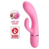 Pretty Love Marski Pink - Vibrator Rabbit 10 Funcții, USB Roz Thumb 1
