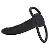 Strap-On Silicone Double Rider Negru Thumb 2