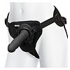 Strap-on Smooth Vibrating Pleasure Set Negru Thumb 1