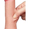 LoveToy Dildo Piele Mobila 19.5cm cu Ventuza Thumb 2