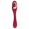 Red Shape Stimulator Duo Punct-G și Clitoris Reîncărcabil Roșu Thumb 1