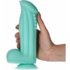 Captain Squirtino Dildo Monster Flexibil cu Ventuză Verde Thumb 5