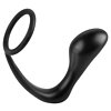 Penis Ring Plug Gasm Negru Thumb 1