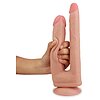 Dildo Dublu Cu Ventuza Skinlike Soft Thumb 1