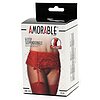 Portjartier Cu Dresuri Amorable Sophia Roșu S-L Thumb 2