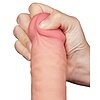 Dildo Realist LoveToy 24 cm TPE Dual Density Ventuză Thumb 8