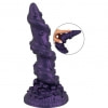 Octopus Prime — Dildo Din silicon Lichid, Ventuză 20.2 cm Mov