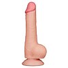 LoveToy Dildo Piele Mobilă 19cm cu Ventuză