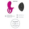 Inel Dubla Stimulare Couples Stimulator Ring Fuchsia Thumb 4