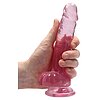 Dildo Realistic Cu Testicule 19cm Roz Thumb 1