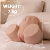 Masturbator Vibrator Realist Mistress cu Sâni și Orificiu Thumb 6