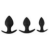 Set Anal Plug Black Velvets Trainer Negru Thumb 1