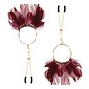 Cleme Sfarcuri Tweezers With Feathers Auriu