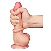 LoveToy Dildo Piele Mobila 19.5cm cu Ventuza Thumb 4