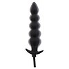 Plug Anal Gonflabil Striat Negru | 18.5–23 cm Thumb 3
