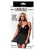 Babydoll Amorable Calista Negru L-XL Thumb 3