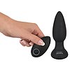 Plug Anal Black Velvets RC Vibrating Negru Thumb 2