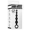 Bile Anale Din Silicon Cu Striatii 14cm Negru Thumb 3