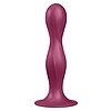 Dildo Double Ball-R - Weighted Rosu Thumb 1