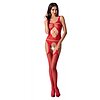 Catsuit Passion BS057 Roșu S-L