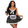 Costum Forplay Domesticated Delight French Maid Negru XS-S