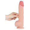 Dildo Realist LoveToy 24 cm TPE Dual Density Ventuză Thumb 5
