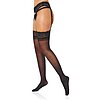 Satin Touch Garterbelt Stockings Negru S-L Thumb 2