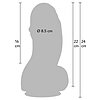 Hidden Desire Fat Boys Dildo PVC 22cm Negru Thumb 7