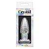 Crystal Tapered Plug Small Transparent Thumb 1