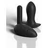 Chiloti Vibratori Remote Lace Peek-a-Boo Plus Size Negru XL-2XL Thumb 5