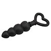 Anal Plug Beaded Luv Probe Negru Thumb 1