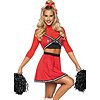 Costum Leg Avenue Varsity Cheerleader Babe Rosu XS