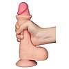 LoveToy Dildo cu Piele Mobila Realist 19.5cm Thumb 3