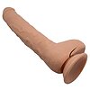 Dildo Vibrant Realist cu Ventuza Material TPR Thumb 3