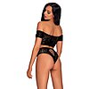 Set Obsessive Inessita Negru XL-2XL Thumb 1