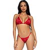 Costum Baie Leg Avenue Phoenix Bikini Roșu L Thumb 1