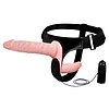 Strap-On cu Dubla Doza de Vibratie Natural