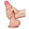 LoveToy Dildo Sliding-Skin 19.5 cm, Ø 3.5 cm - Realist Thumb 12