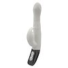 TITANZ 8.5 SILICONE RECHARGEABLE VIBRATOR IN IVORY WHITE