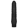 Vibrator 20.3cm Thin Realistic Negru Thumb 1