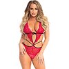 Body Leg Avenue Scalloped Roz S-M