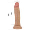 Pretty Love Quentin – Dildo Realist 18,4 cm, Piele Glisantă Thumb 4