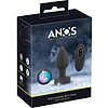 ANOS Plug Anal RC cu LED Flash - 7 Moduri, Reîncărcabil Negru Thumb 7