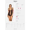 Babydoll Obsessive Firella Negru S-M Thumb 2