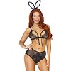 Costum Leg Avenue Bedroom Bunny Negru XS-L Thumb 1