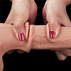 Lovetoy 9.5 Sliding Skin – Dong Realist cu Testicule Thumb 4