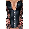Corset Noir Handmade Hayden Negru XL Thumb 2