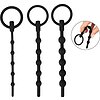PenisPlug Training Set x 3 Negru Thumb 1